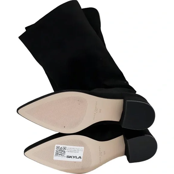 Elegant New in box Marc Fisher Black Women's Over the Knee-High Boots - Picture 12 of 12